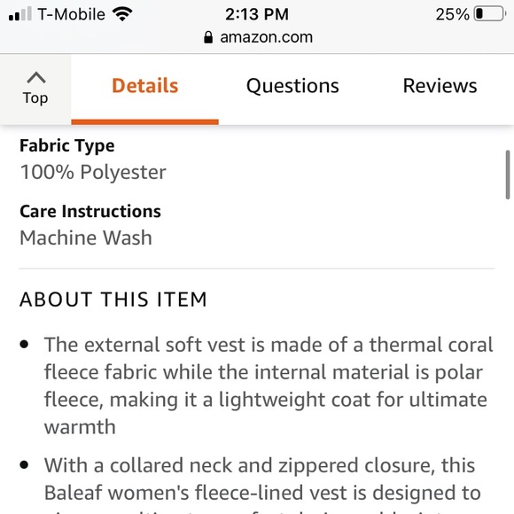 NWT Baleaf Women’s Faux Fur Fleece Lined Vest Size Large - Picture 10 of 16